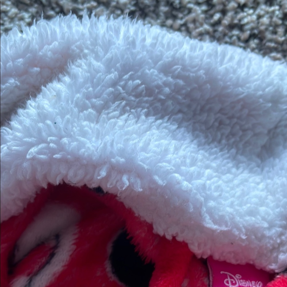 Disney Minnie Mouse Red and White Kids Pajama Robe - Picture 5 of 6